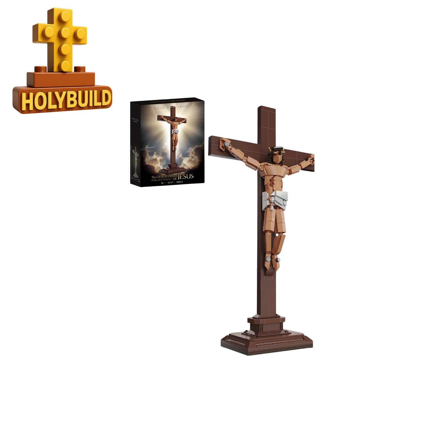 HolyBuilds™ Jesus Crucifixion Set